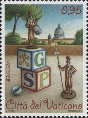 Tin soldiers of Swiss Guards