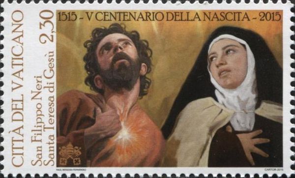 500th Birth Anniv. of St Theresa of Avila & St Philipp Neri