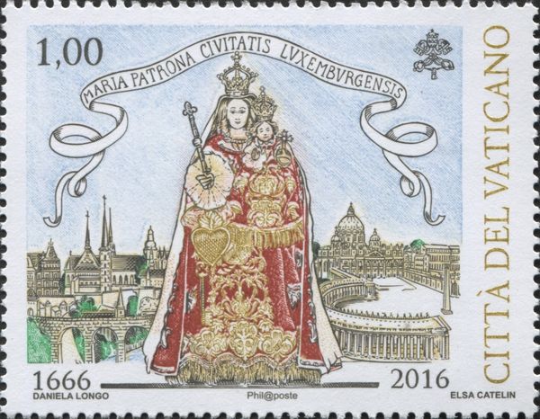 350 years Holy Mary, Patron of Luxembourg City