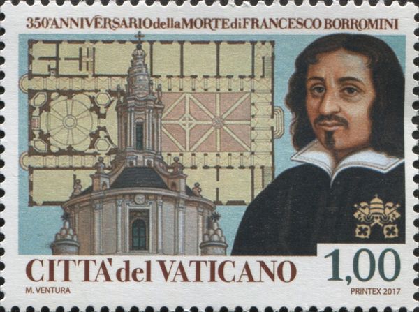350th Death Anniversary of Francesco Borromini (1599-1677)