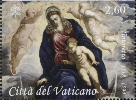 "Mary with the Child", by Tintoretto