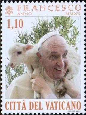 Pope Francis with Lamb