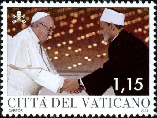 Pope Francis and Grand Imam of Al-Azhar, Cairo