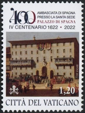 Spanish Embassy to Holy See in Palazzo di Spagna, 400 Years