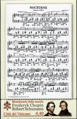 Musical score, Fryderyk Chopin and Robert Schumann
