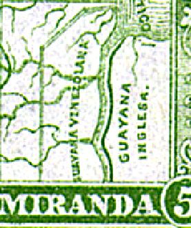 Map of Orinoco region