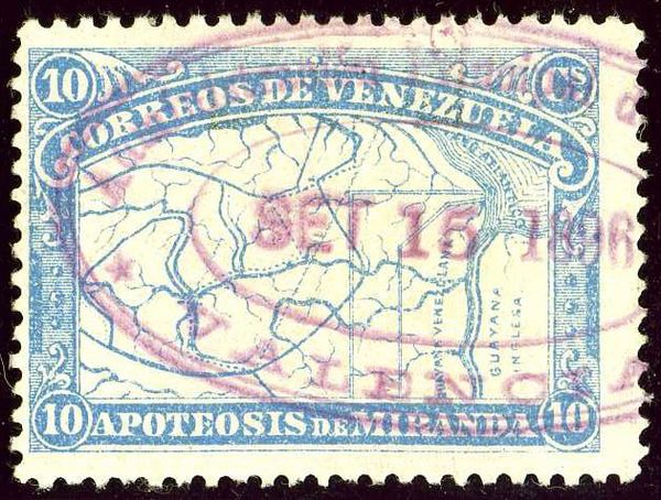 Map of Orinoco region