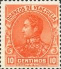 Simón Bolívar facing left