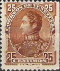 Effigy of Simón Bolívar, Overprinted