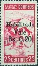 Panoramic View of Venezuela - overprinted