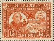 Christopher Columbus, indian, "Santa Maria", map and plane