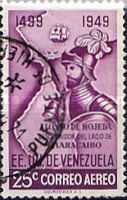 Alonso de Hojeda and map