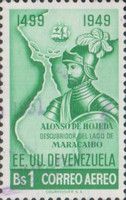 Alonso de Hojeda and map