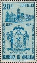 Coat of Arms of Trujillo, Bolivar Monument and Trujillo Hote