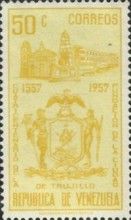 Coat of Arms of Trujillo, Bolivar Monument and Trujillo Hote
