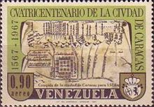 Map of Caracas, 1578