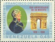 General Miranda and Arc of Triumph (Paris)