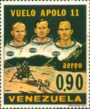 Astronauts and moon landing