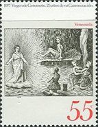 Appearance of the Virgin of Coromoto (1654) near the town o…