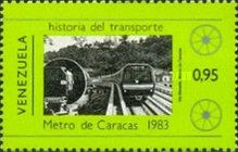 Vía elevada, Metro de Caracas