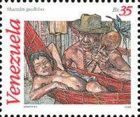 Guahibo shaman with child