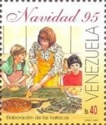 Preparing the Christmas dinner "Hallaca"