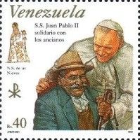 Pope and Elderly man