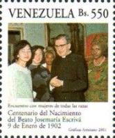 Josemaría with women of all races