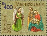 Holy Family and Angel with bagpipes