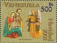 Holy Family and Angel with mandolin