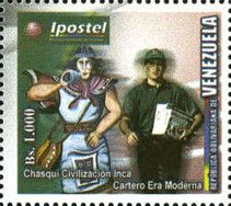 Incan and Modern Mail Deliverers