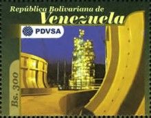 Night View of Tower, Pto. La Cruz Refinery