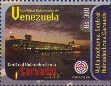 Hydroelectric Plant Caruachi, night view