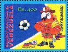 Mascot: Guaky as a firemen
