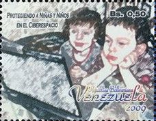 Two children at laptop computer