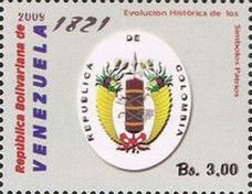 Coat of Arms from 1821 (fasces and cornucopias)