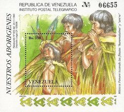 Panare Indians Playing Flutes