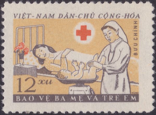 Nurse Weighing Baby