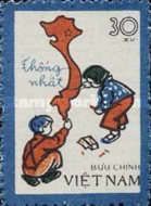 Children drawing map of unified Viet Nam