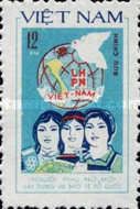 Congress Emblem and three Women