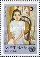"Little Thuy" - painting by Tran Van Can