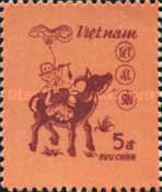Boy on buffalo