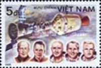 Coupling Soyuz-Apollo five astronauts