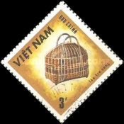 Bamboo and Rattan Handbasket