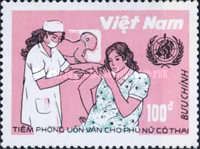 Vaccinating to prevent tetanus for pregnant woman
