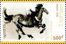 Horse galloping - painting by Hsu Pei Hung