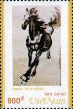 Horse galloping - painting by Hsu Pei Hung
