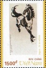 Horse galloping - painting by Hsu Pei Hung
