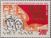 Industry Workers, Hammer & Sickle and Flag