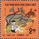 The emblem and the inscription in Vietnamese